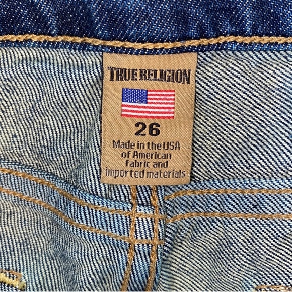 TRUE RELIGION Denim Joey Cut Off Shorts - Picture 9 of 13